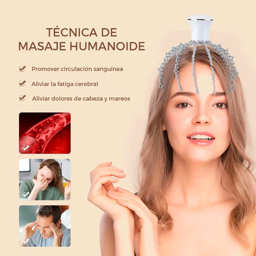 MASAJEADOR DE CABEZA ELÉCTRICO